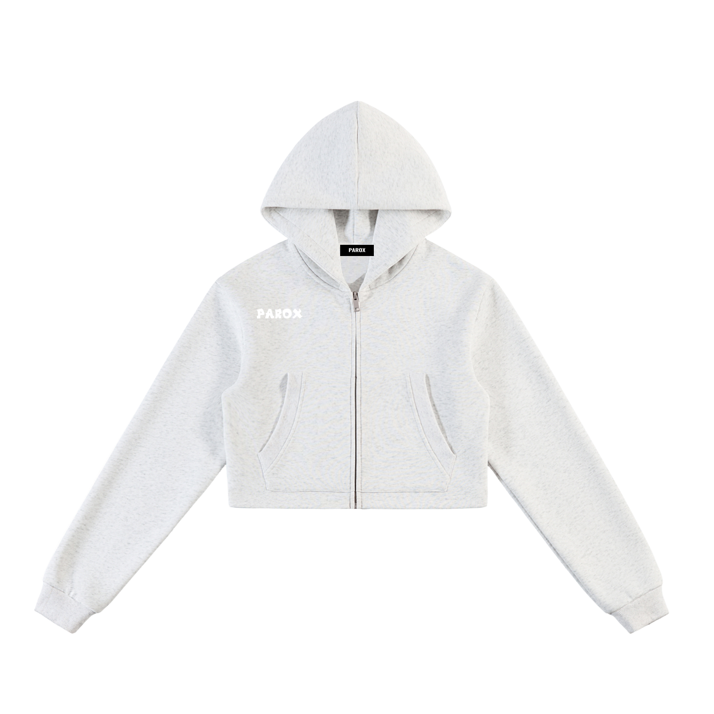 Bad Bitch Cropped Zip-Up Hoodie